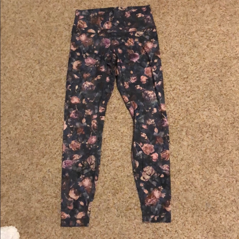 Floral Lululemon Leggings